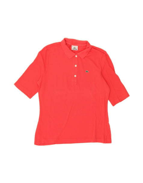 Vintage Lacoste Polo Shirt Size 42 Large In Red - view 1