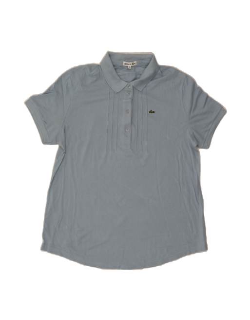 Vintage Lacoste Polo Shirt Size 44 Large In Blue