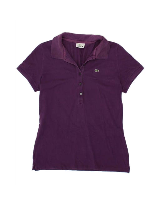 Vintage Lacoste Polo Shirt Size 44 Large In Purple