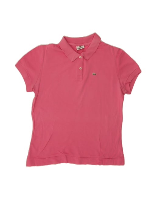 Vintage Lacoste Polo Shirt Size 48 XL In Pink