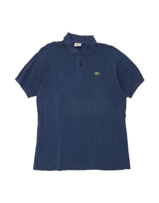 Vintage Lacoste Polo Shirt Size 5 Large In Blue