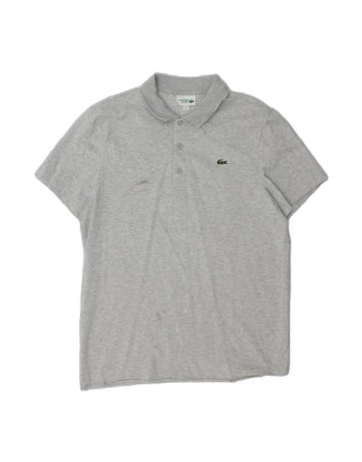 Vintage Lacoste Polo Shirt Size 5 Large In Grey