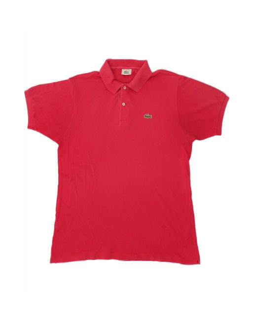 Vintage Lacoste Polo Shirt Size 5 Large In Pink