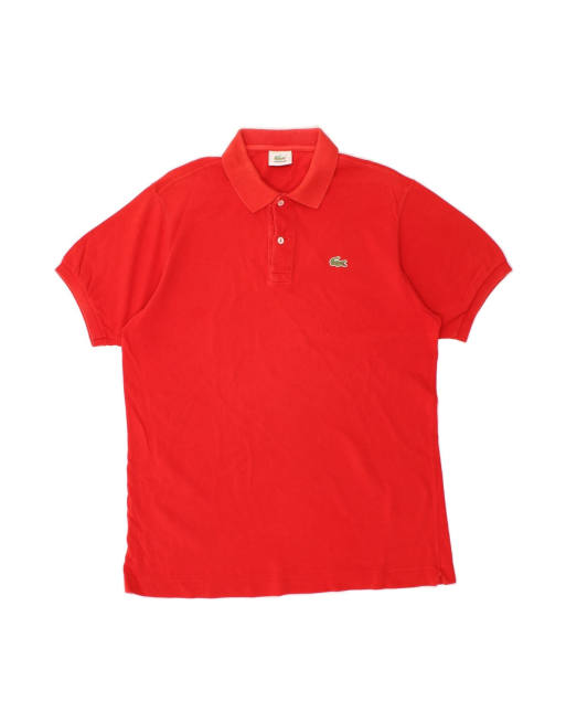 Vintage Lacoste Polo Shirt Size 5 Large In Red