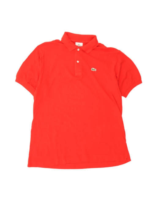 Vintage Lacoste Polo Shirt Size 5 Large In Red