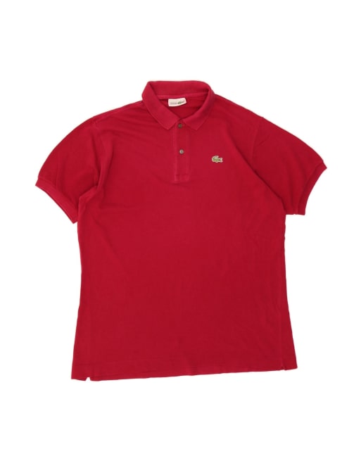 Vintage Lacoste Polo Shirt Size 5 Large In Red