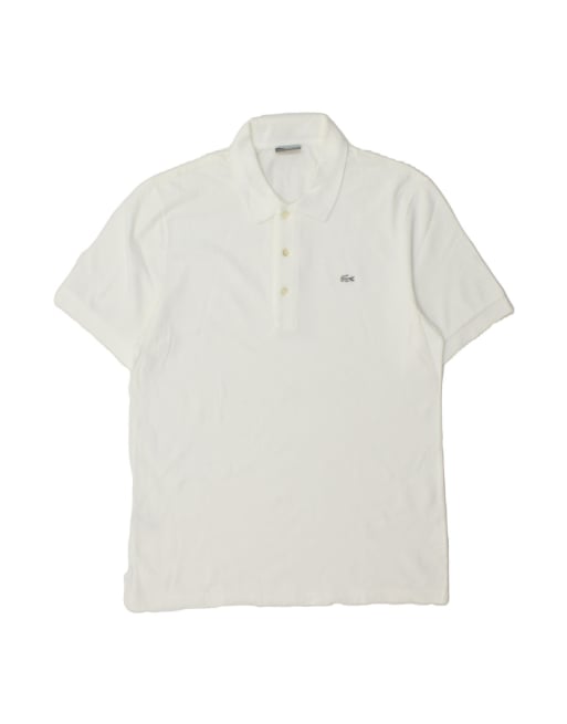 Vintage Lacoste Polo Shirt Size 5 Large In White