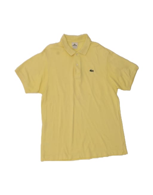 Vintage Lacoste Polo Shirt Size 5 Large In Yellow