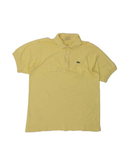 Vintage Lacoste Polo Shirt Size 5 Large In Yellow