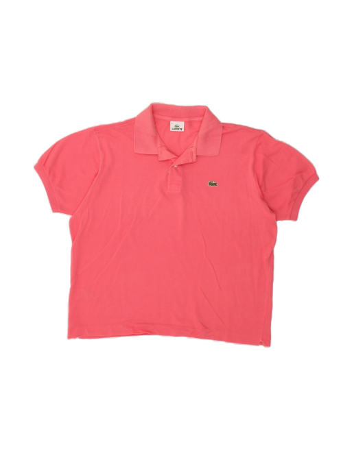 Vintage Lacoste Polo Shirt Size 6 XL In Pink