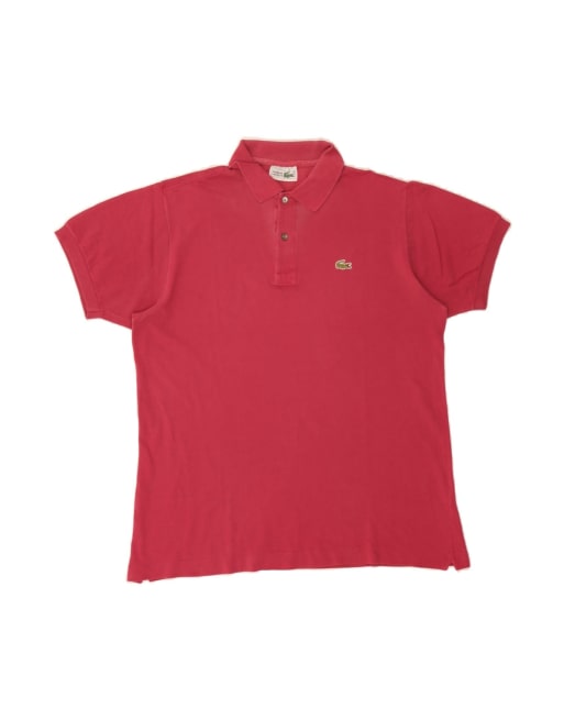Vintage Lacoste Polo Shirt Size 6 XL In Red