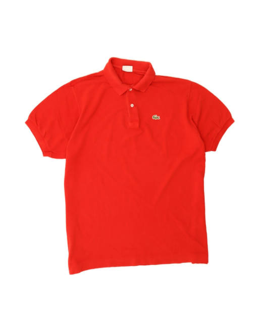 Vintage Lacoste Polo Shirt Size 7 2XL In Red