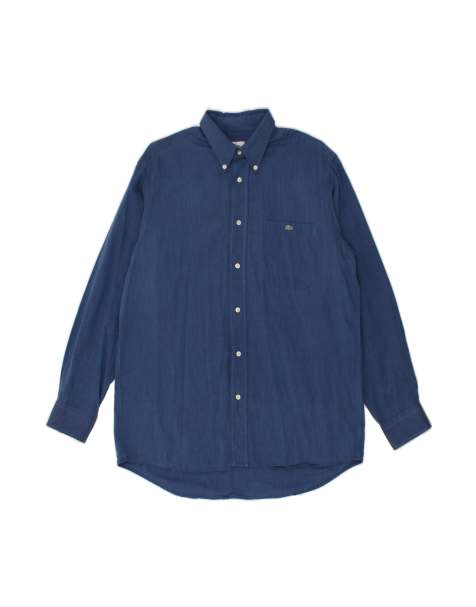 Vintage Lacoste Shirt Size 39 Medium In Blue - view 1