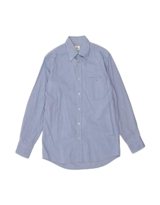 Vintage Lacoste Shirt Size 40 Medium In Blue