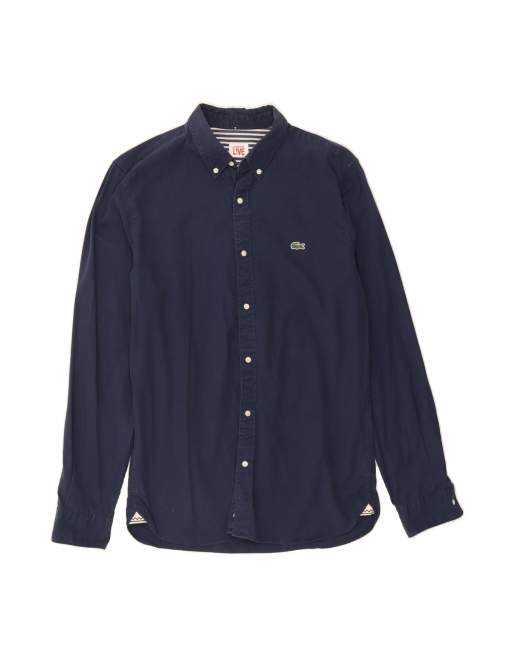 Vintage Lacoste Shirt Size 40 Medium In Blue