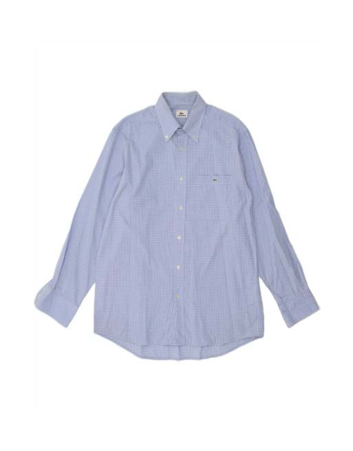 Vintage Lacoste Shirt Size 42 Large In Blue Spotted