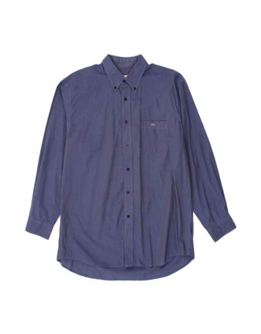 Vintage Lacoste Shirt Size 42 Large In Blue