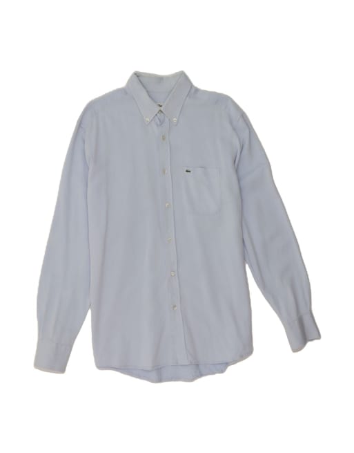 Vintage Lacoste Shirt Size 43 Large In Blue