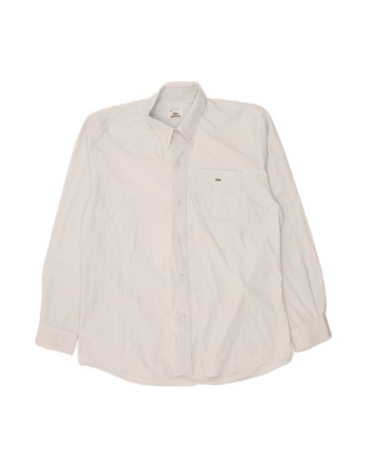 Vintage Lacoste Shirt Size 44 XL In Grey