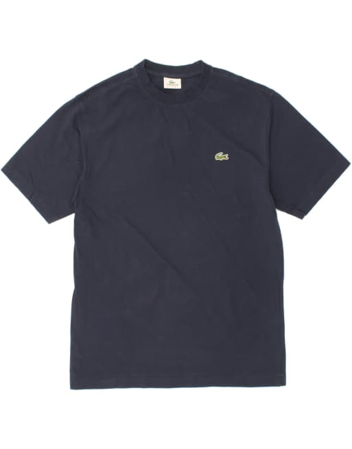 Vintage Lacoste Size S T-Shirt Top in Navy Blue