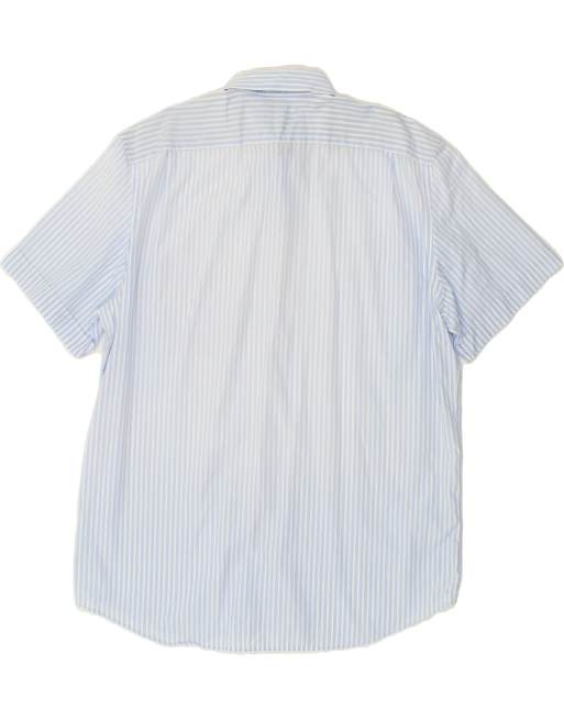 Vintage Lacoste Size XL Striped Short Sleeve Shirt in Blue, 2 of 4