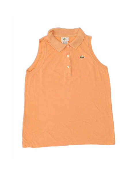 Vintage Lacoste Sleeveless Polo Shirt Size 40 Medium In Orange - view 1