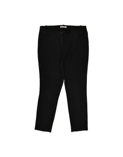 Vintage Lacoste Slim Casual Trousers Size 42 Large W34 L28 In Black - view 1