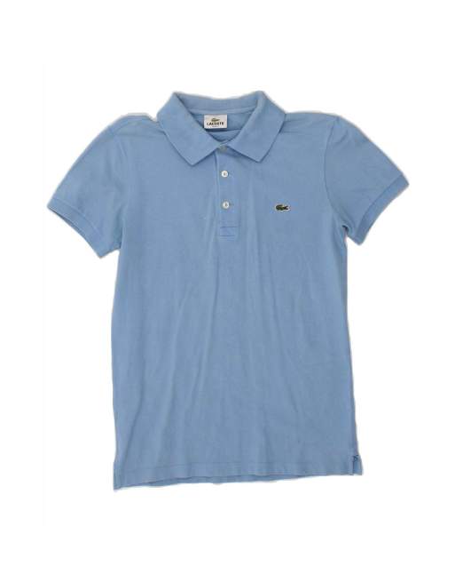 Vintage Lacoste Slim Fit Polo Shirt Size 3 Small In Blue