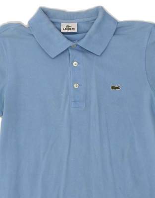 Vintage Lacoste Slim Fit Polo Shirt Size 3 Small In Blue