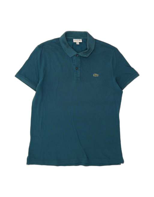 Vintage Lacoste Slim Fit Polo Shirt Size 6 XL In Blue