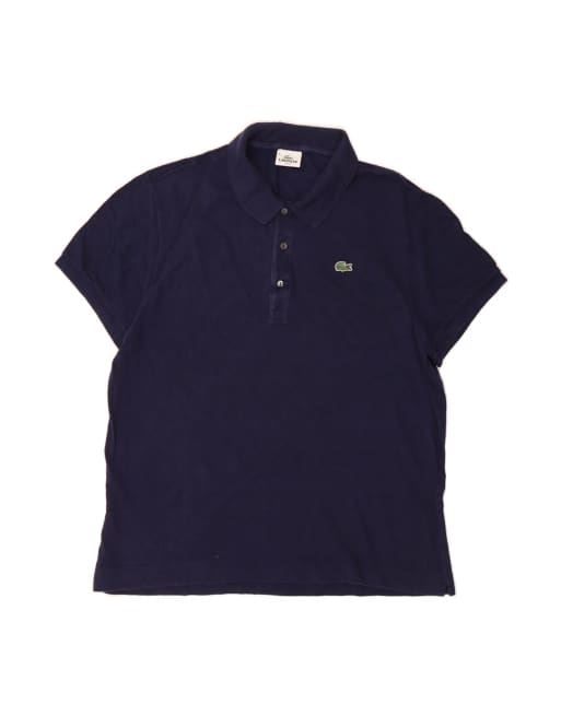 Vintage Lacoste Slim Fit Polo Shirt Size 8 3XL In Blue