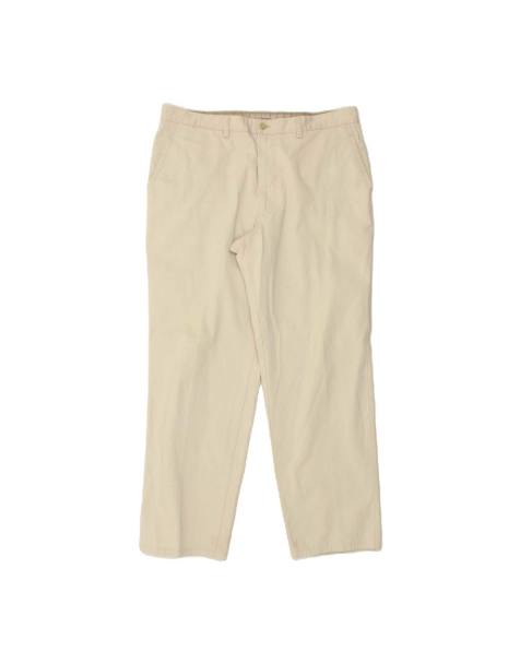 Vintage Lacoste Straight Chino Trousers It 48 XL In Beige - view 1