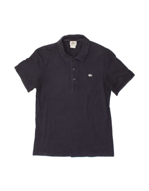 Vintage Lacoste Stretch Polo Shirt Size 4 Medium In Blue