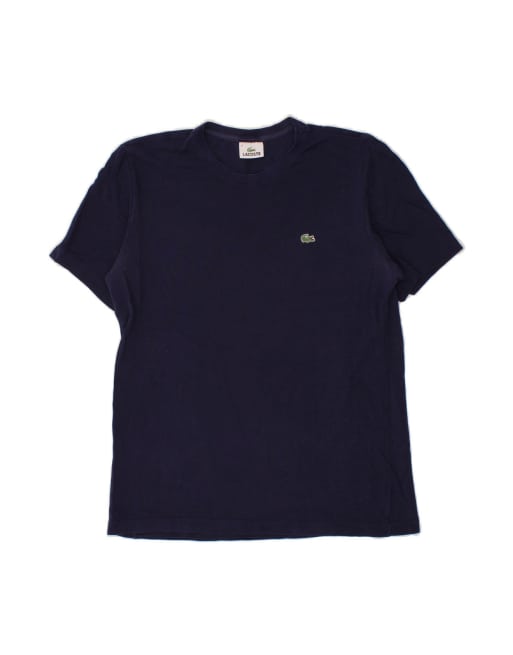 Vintage Lacoste T-shirt Top Size 4 Medium In Blue
