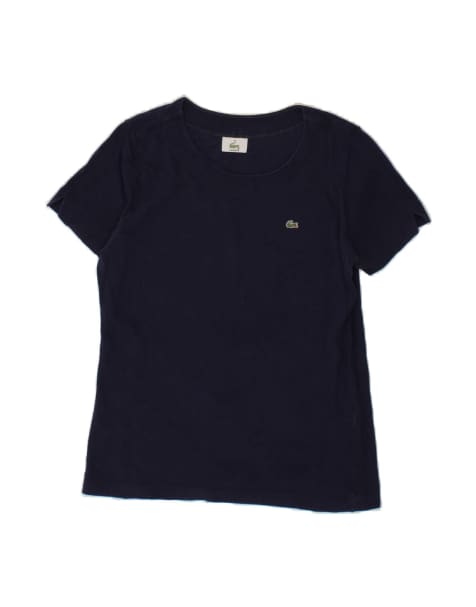 Vintage Lacoste T-shirt Top Size 42 Large In Blue - view 1