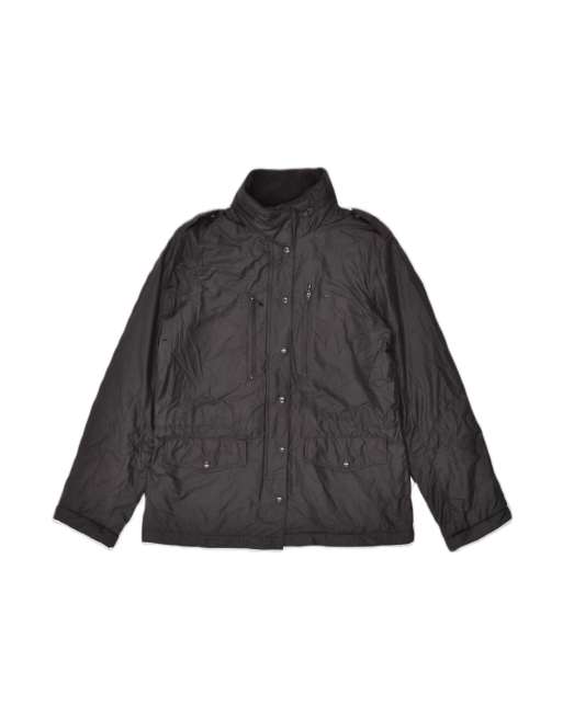 Vintage Lacoste Utility Jacket Size 40 Medium In Black