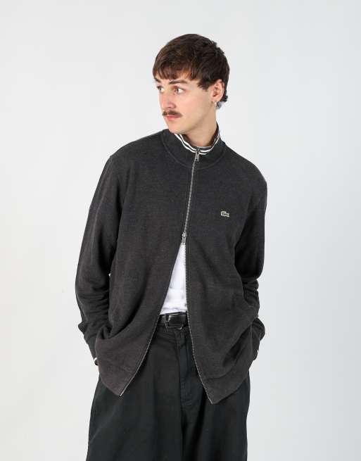 Vintage Lacoste xl sweatshirt in charcoal grey