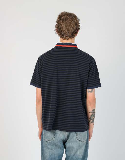 Vintage Lacoste xxl t-shirt in navy blue, 4 of 5