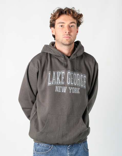 Vintage Lake George New York l hoodie in dark green - view 1