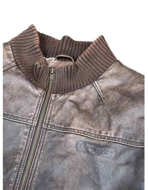 Vintage Lambretta Leather Biker Jacket, 3 of 6
