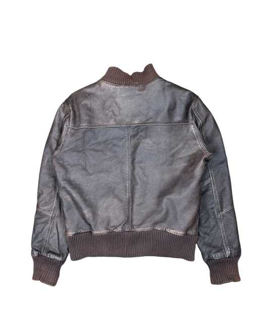 Vintage Lambretta Leather Biker Jacket, 5 of 6