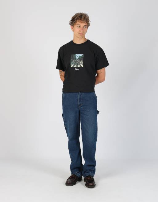 Vintage Lapco Flame Resistant 31x32 denim carpenter jeans in navy blue, 2 of 4