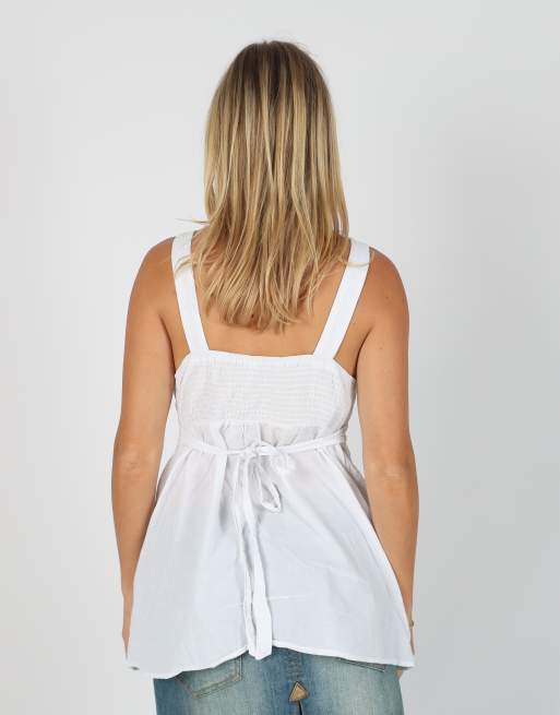 Vintage Lasting L cami in white, 2 of 4