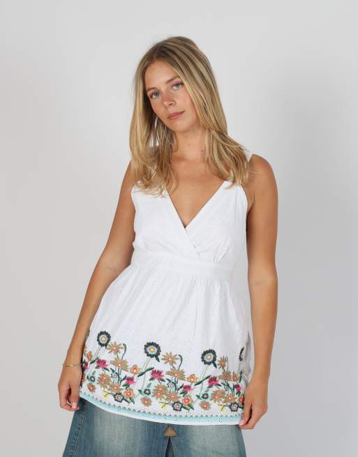 Vintage Lasting L cami in white, 3 of 4