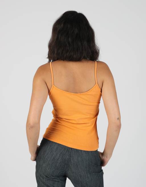 Vintage Laura S cami in orange, 2 of 4