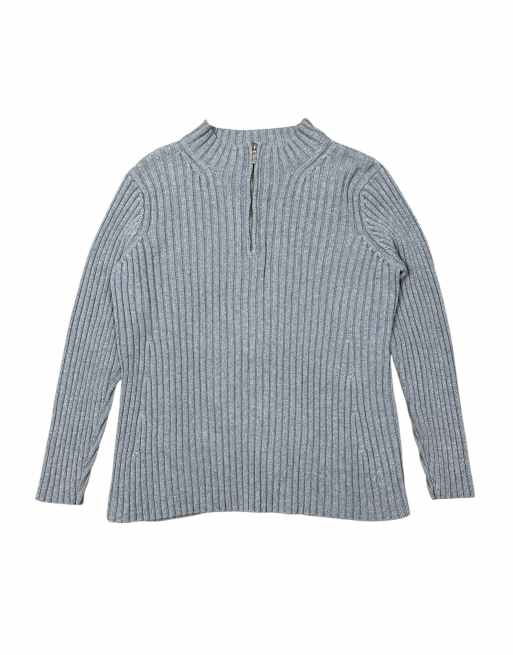 Vintage Lauren by Ralph Lauren Quarter Zip Knit Jumper, 1 of 5