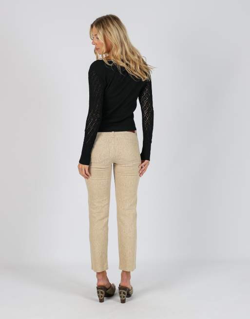 Vintage Lauren Ralph Lauren S casual trousers in tan, 3 of 4