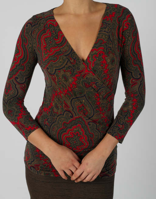 Vintage Lauren Ralph Lauren S long sleeve top in brown, 4 of 4