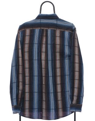 Vintage Lavino size M corduroy shirt in blue stripe