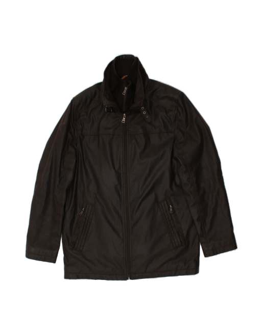 Vintage Leather Jacket It 52 XL In Black